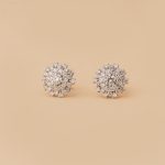 CLASSY FANCY DIAMOND LAB GROWN DIAMOND STUDS EARINGS FOR PARTY WEAR