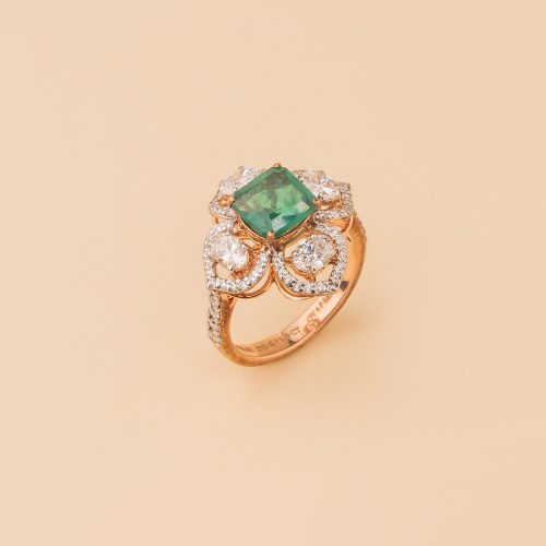 GEMSTONE DIAMOND GIRLISH FANCY PARTWEAR RING