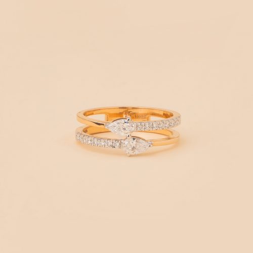 STYLISH GIRLISH DIAMOND EVERYDAY RING