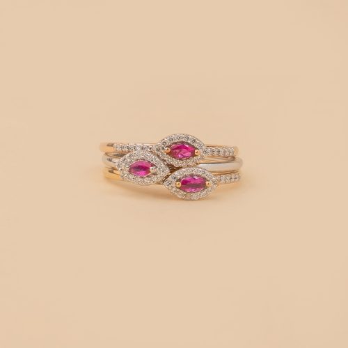 fancy lab grown diamond ring