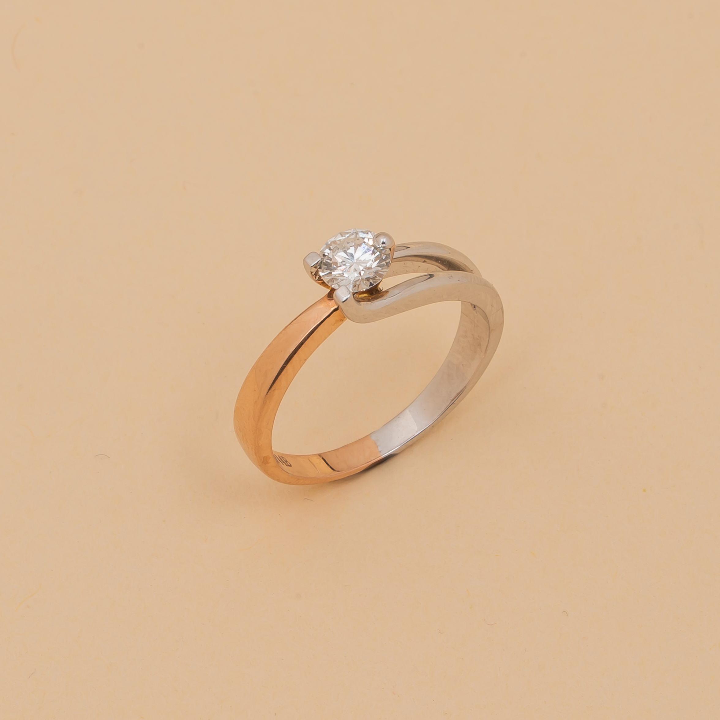 fancy lab grown diamond ring