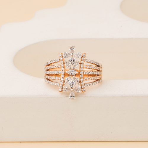 FANCY LAB GROWN DIAMOND RING PARTY WEAR