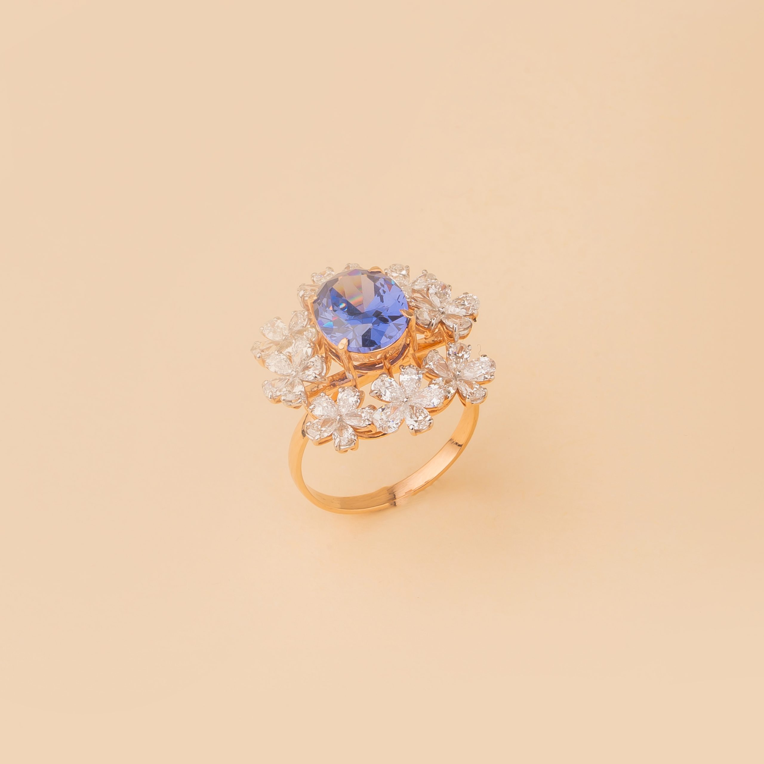 premium diamond lab grown diamond ring part wear