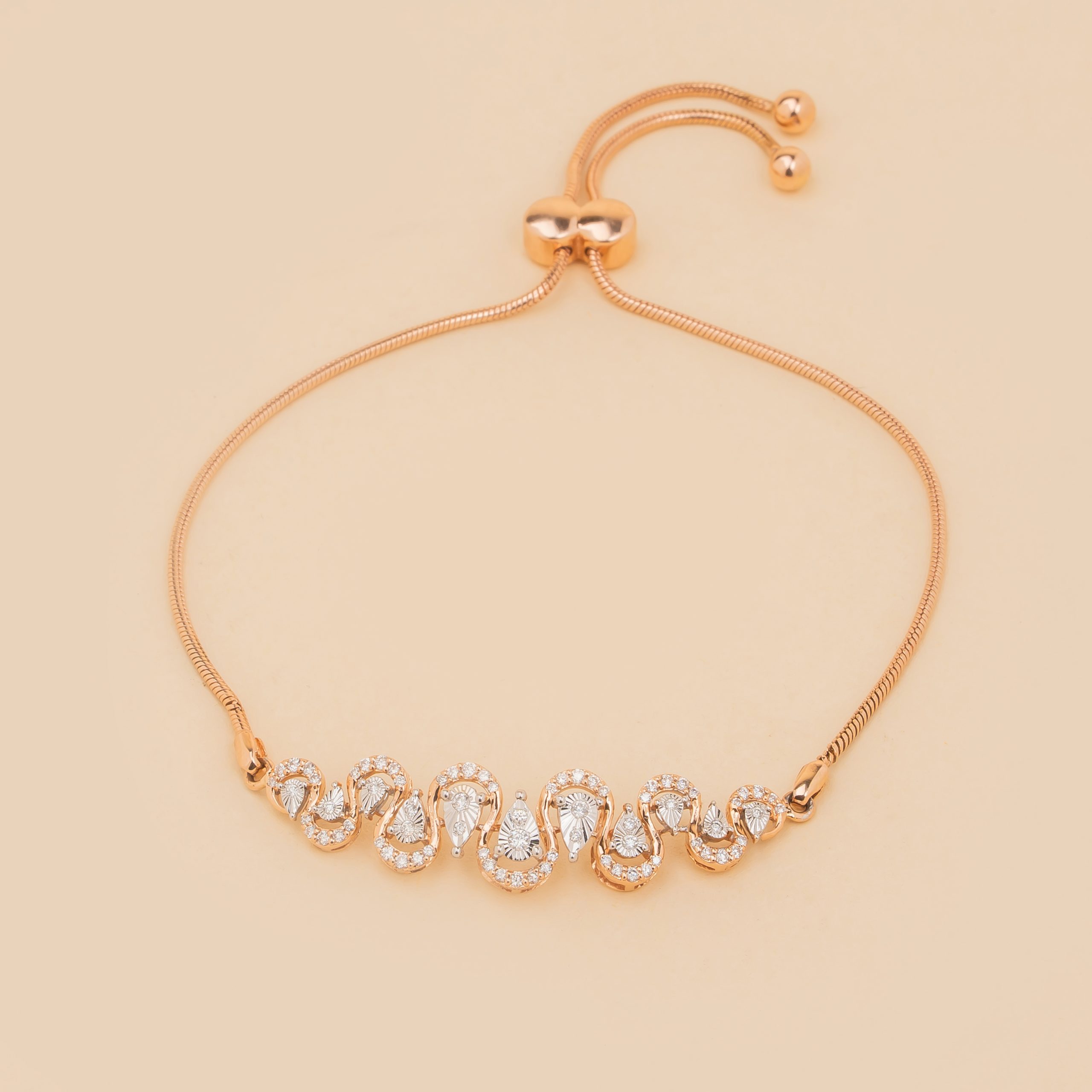 ADJUSTABLE EASY LUXE DIAMOND BRACELET